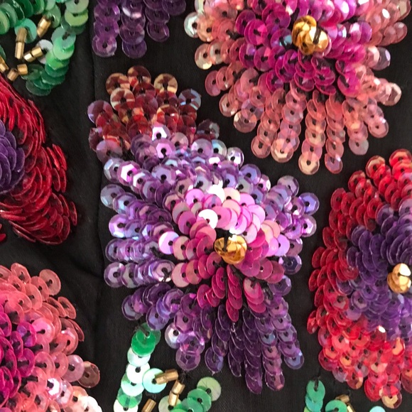 Lawrence Kazan, New York City Exquisite Sequined Beaded Top! NWOT - Picture 14 of 16